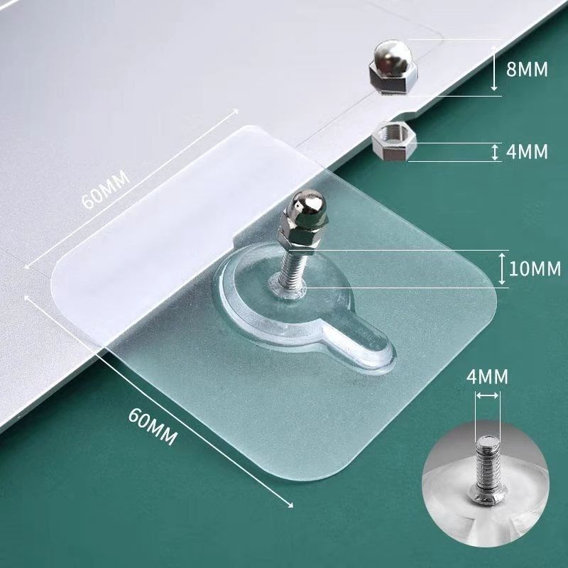 10pcs Strong Adhesive Seamless Sticky Wall Hook