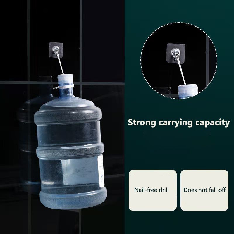 10pcs Strong Adhesive Seamless Sticky Wall Hook