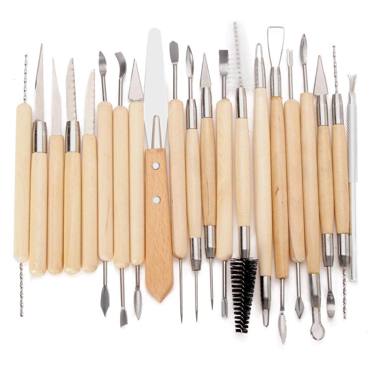 22pcs Clay Ceramics Carving Set Pottery Tool Sculpting Making Modelling