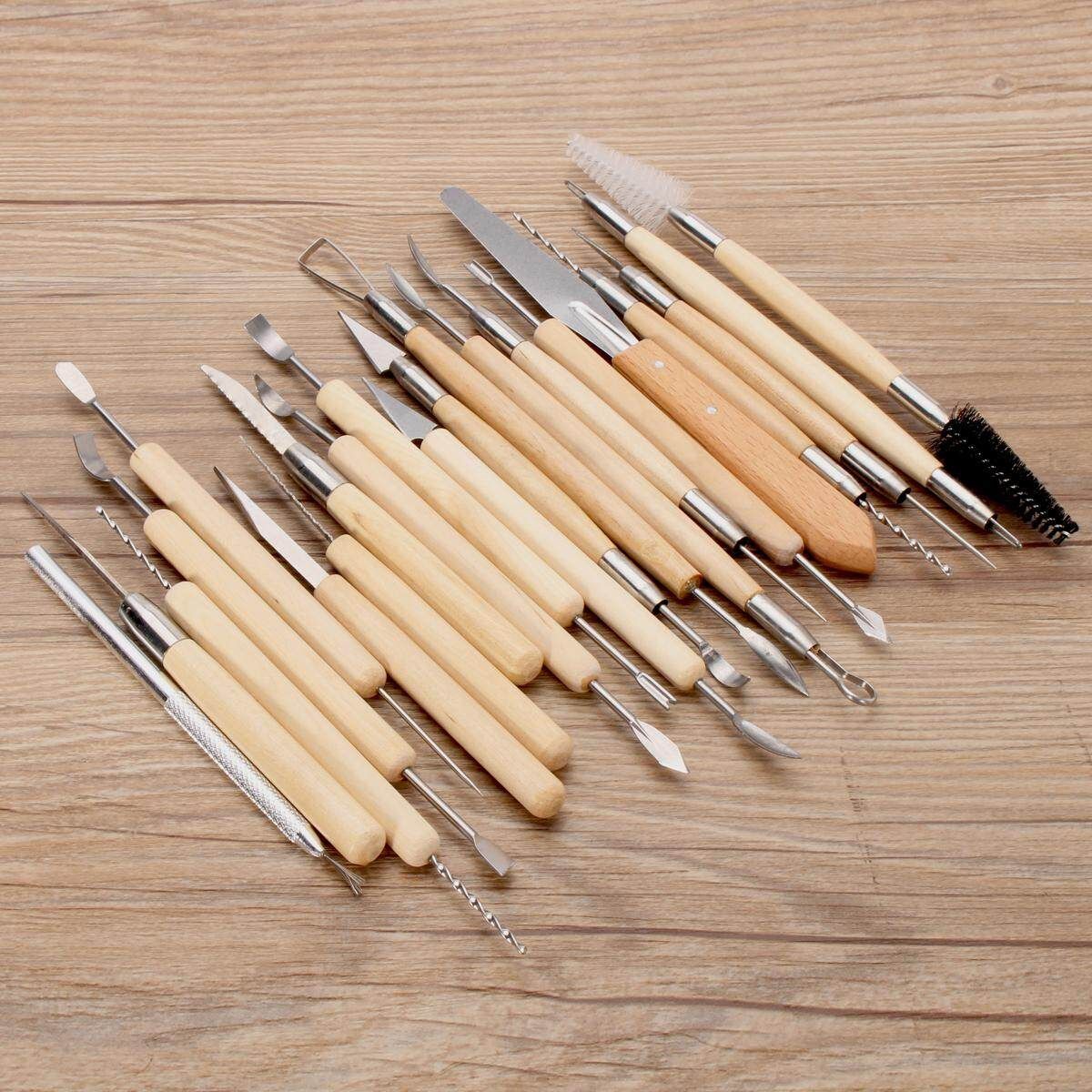 22pcs Clay Ceramics Carving Set Pottery Tool Sculpting Making Modelling