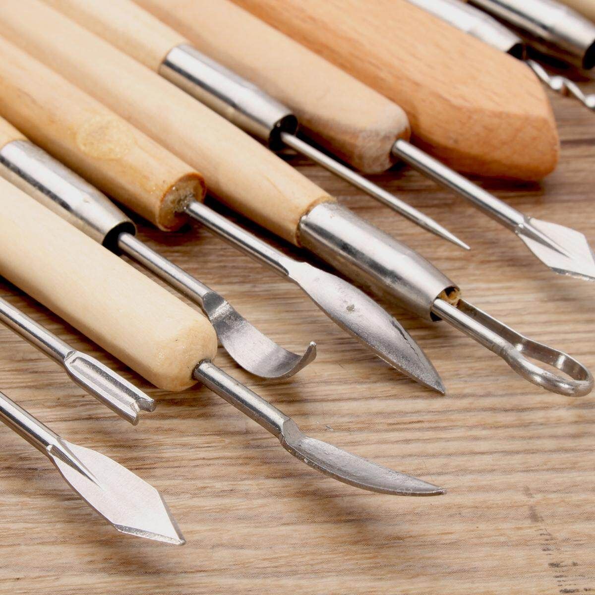 22pcs Clay Ceramics Carving Set Pottery Tool Sculpting Making Modelling