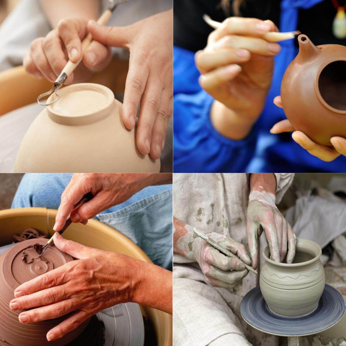 22pcs Clay Ceramics Carving Set Pottery Tool Sculpting Making Modelling