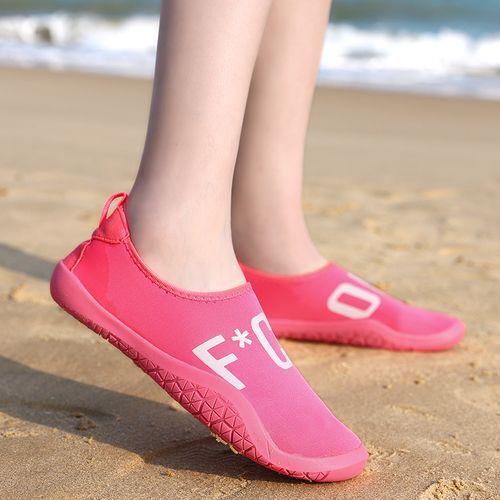 Big Size Water Shoes Beach Diving Yoga Shoes-Red