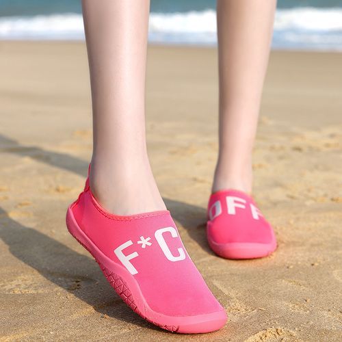 Big Size Water Shoes Beach Diving Yoga Shoes-Red