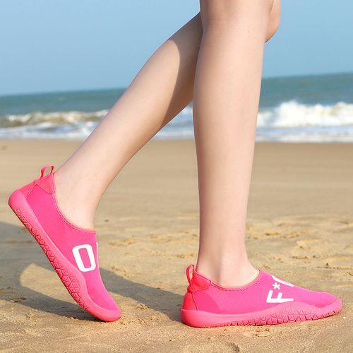Big Size Water Shoes Beach Diving Yoga Shoes-Red