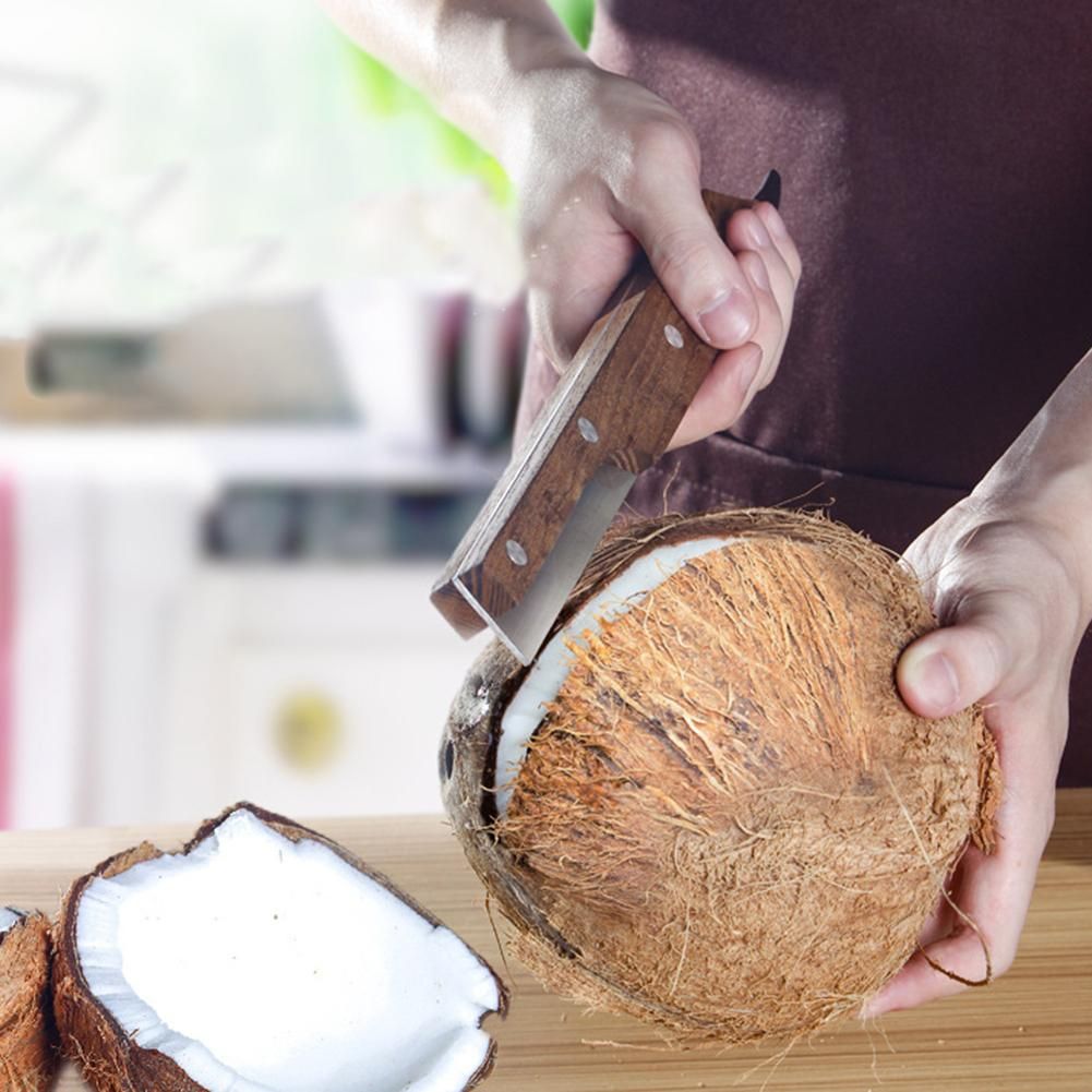 Coconut Opener Fruit Opener Double Ended Coconut Cutter With