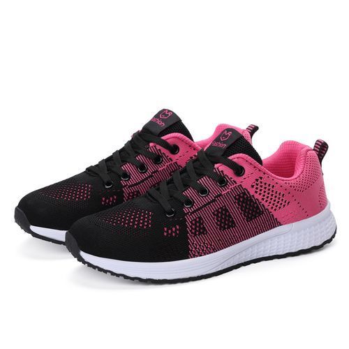 Womens Casual Shoes Female Running Sneaker-Red