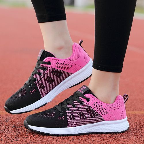 Womens Casual Shoes Female Running Sneaker-Red