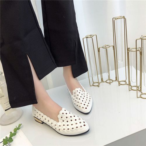 One-step Hollow And Breathable Women's Shoes