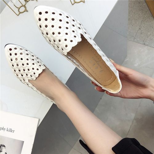 One-step Hollow And Breathable Women's Shoes