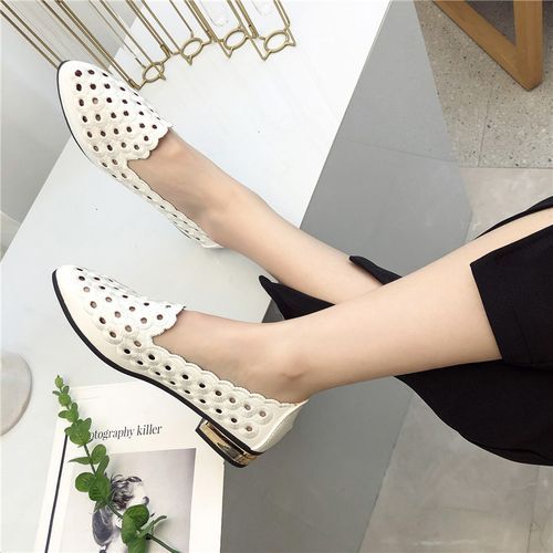 One-step Hollow And Breathable Women's Shoes