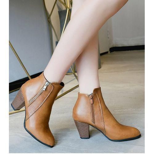 Women Lady Sexy High Heel Platform Chunky Martin Boots Party Dress Work Booties Shoes