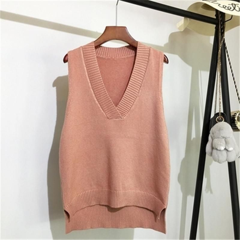 Shift tissue vest for women, loose sleeveless sweate
