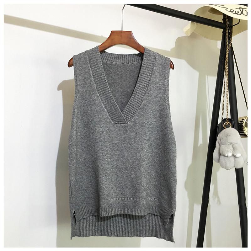 Shift tissue vest for women, loose sleeveless sweate