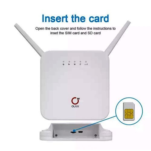 Universal 4G Wifi Cat6 LTE  Wifi WITH BACKUP BATTERY For Smart Home Office For All Newtorks