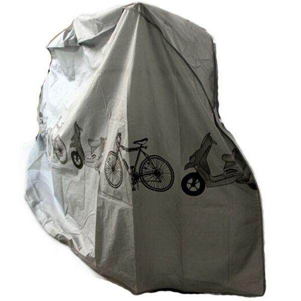 Bike Bicycle Dust Cover Cycling Rain And Dust Protector Cover Waterproof Protection Garage Grey
