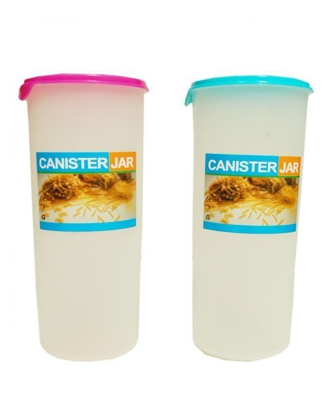 Double Cereal/Pasta Canister Container