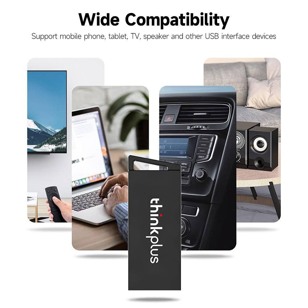 thinkplus MU231 64GB USB3.0 Metal U Disk High-speed USB Flash Drive Portable Shockproof U Disk Plug and Play Wide Compatibility