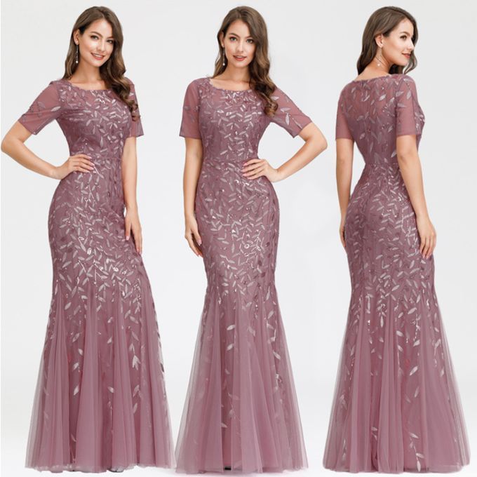Plus Size Long Evening Dinner Formal Gown Party Maxi Dresses