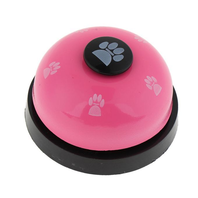Training Bells For Pet Puppy Doorbells Cat Dog Interactive Toys Pink