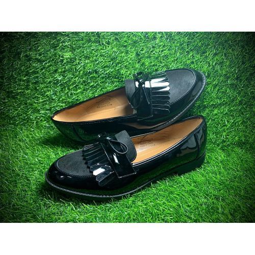High Quality Oliveria Lan Corporate Ladies Loafers Casual Shoes-Black