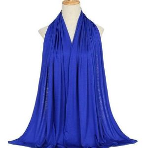 Royal Blue Modal Jersey Veil