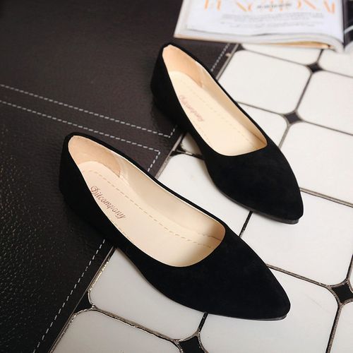 Ladies Casual Leather Shoes Fashion Office Shoes