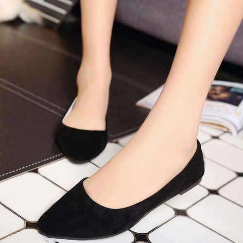 Ladies Casual Leather Shoes Fashion Office Shoes