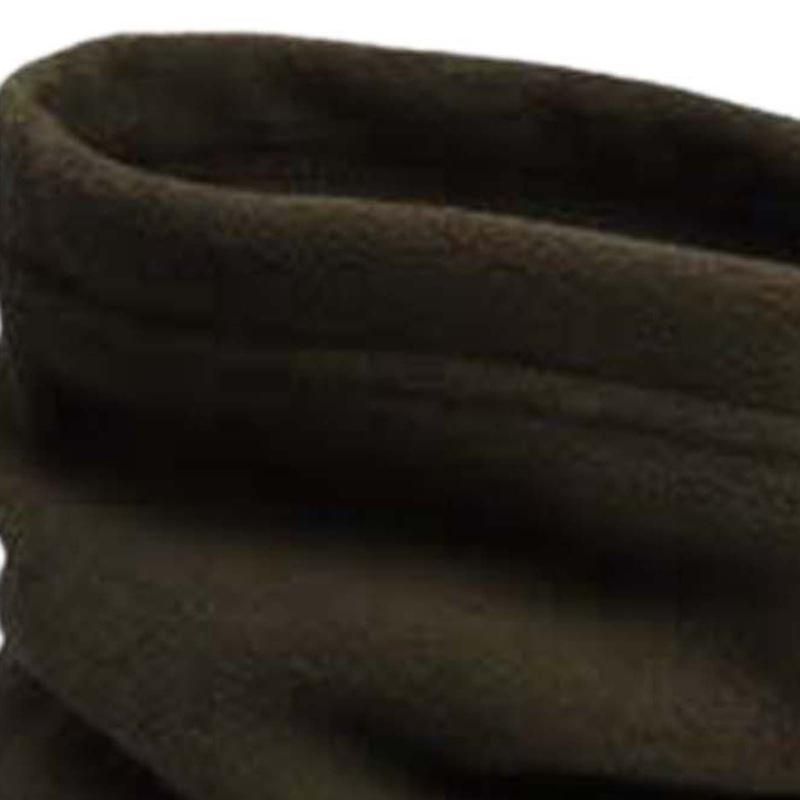 Neck Scarf Adjustable Solid Color Fleece Keep-Army Green