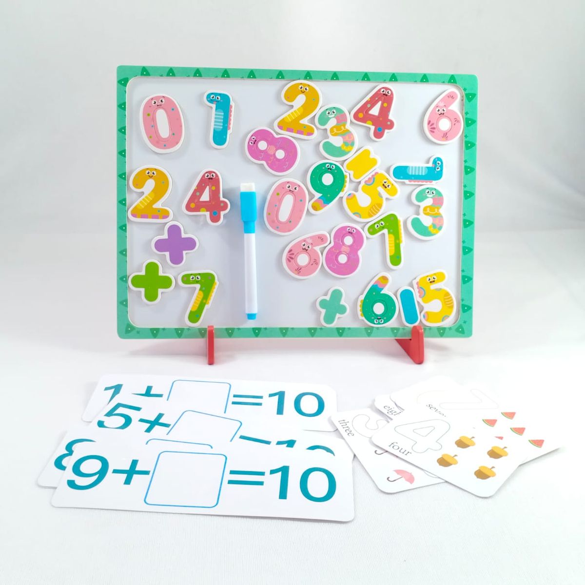 A4 Magnetic Educational Number Board Tray