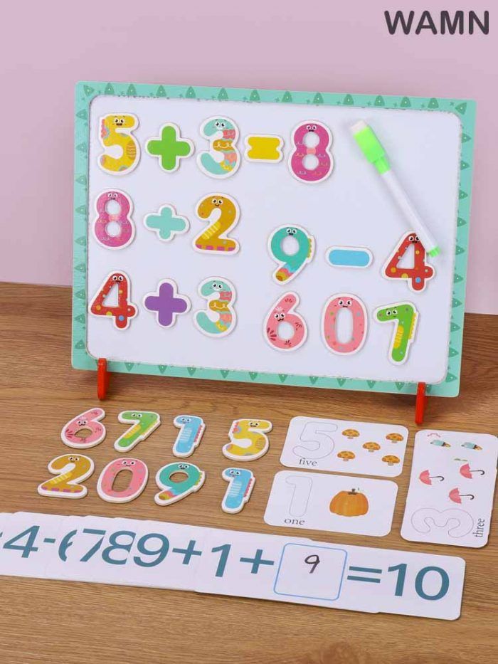 A4 Magnetic Educational Number Board Tray