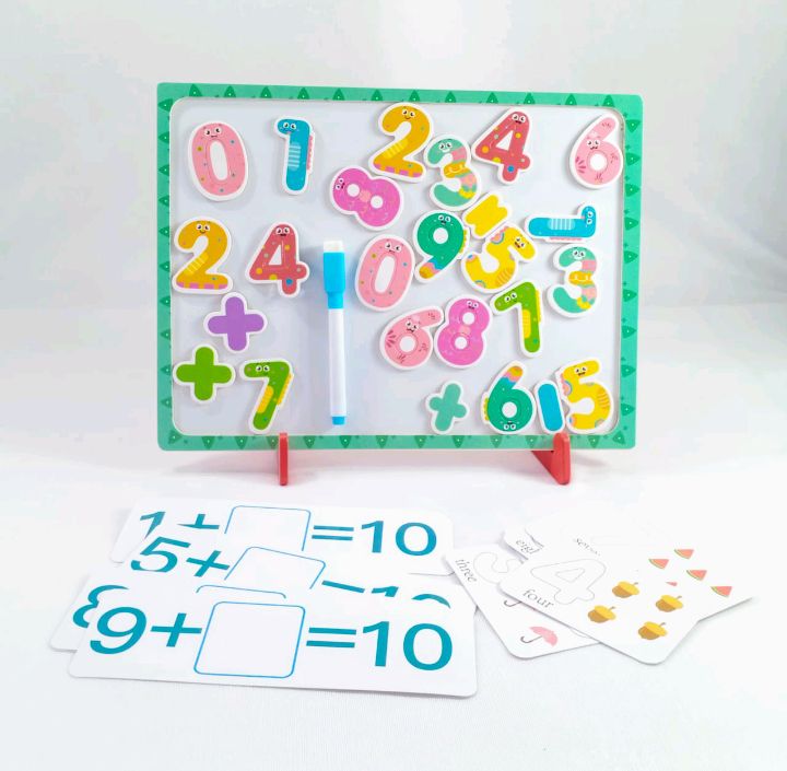 A4 Magnetic Educational Number Board Tray