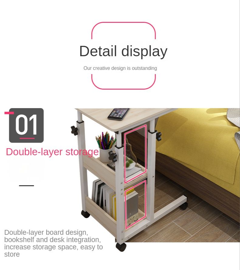 Moveable Adjustable Foldable Desk