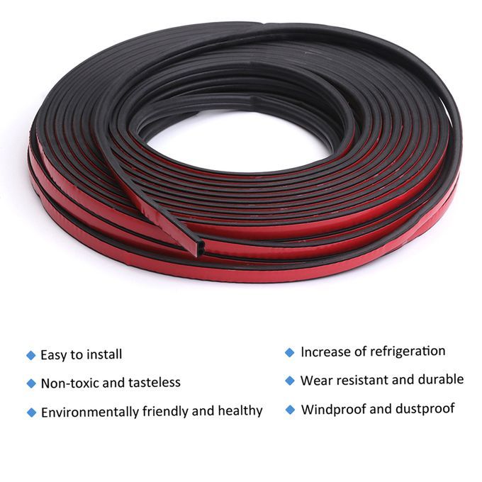 5M Car Door Seal Strips Auto Rubber Seals Sticker