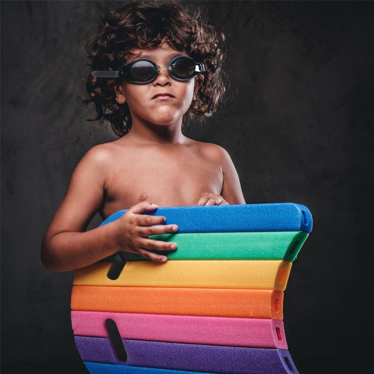 Kids Adults Rainbow Swimming Kickboard Foam Float Kick