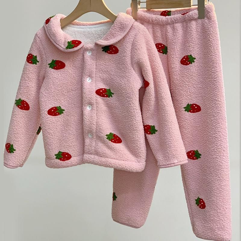 Customized Hot-Selling New Arrival Boys And Girls Baby Homewear Set Upgraded Cloud Velvet