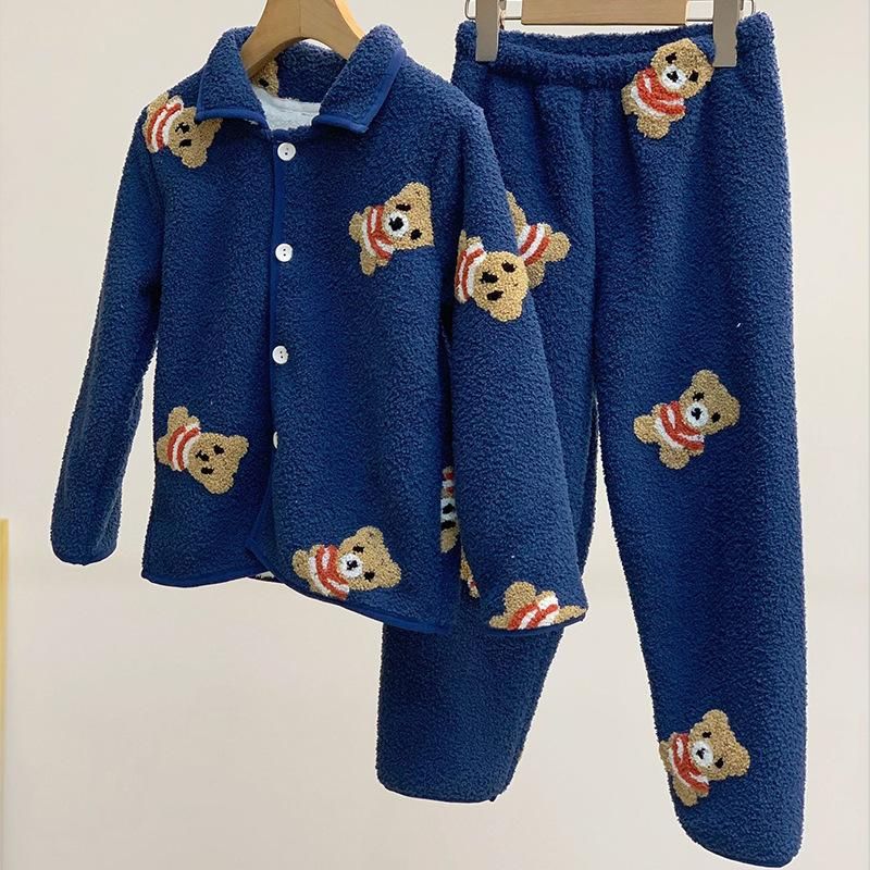Customized Hot-Selling New Arrival Boys And Girls Baby Homewear Set Upgraded Cloud Velvet