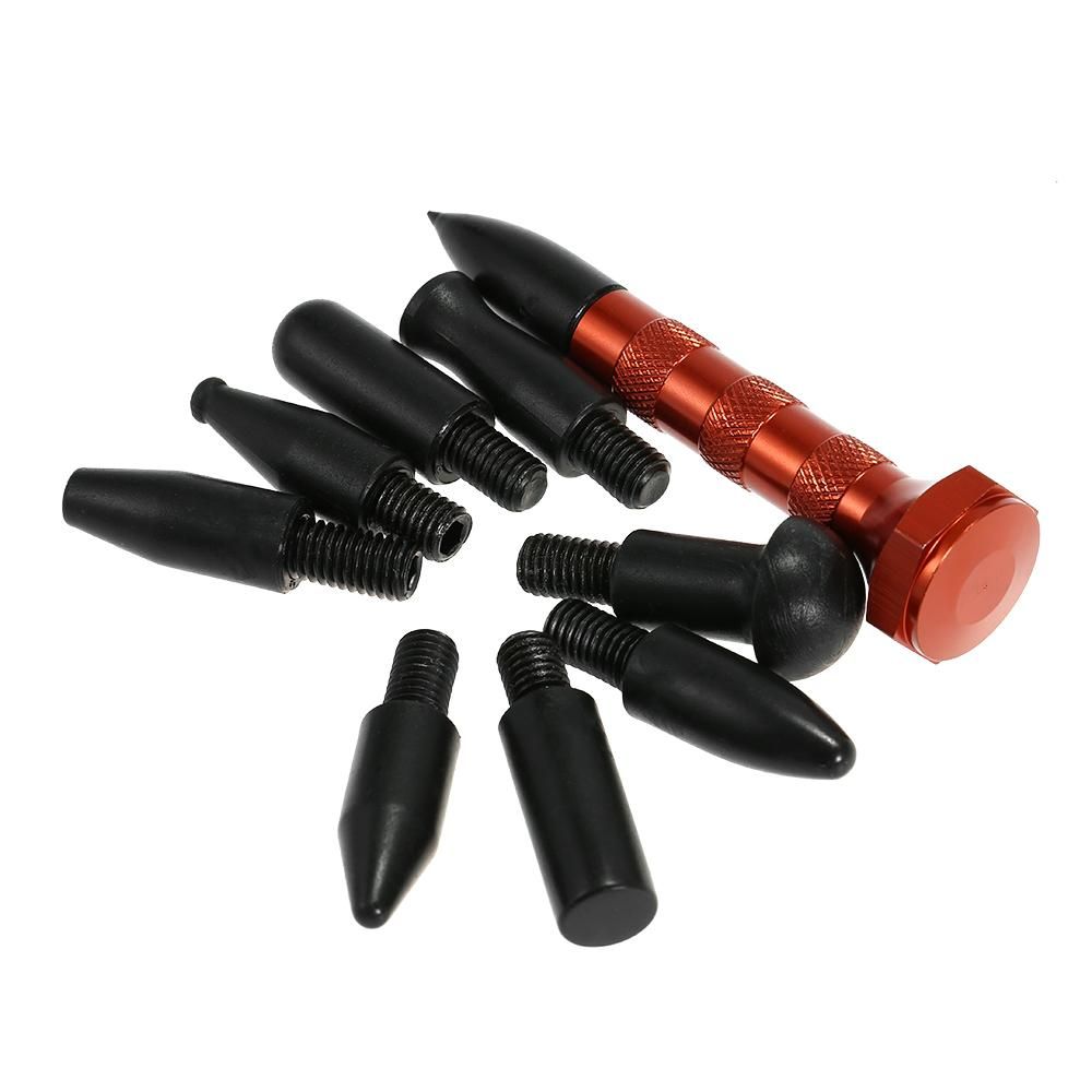 Paintless Dent Repair Tool Dent Removal Repair Hammer Tap Down Pen 9Pcs Head