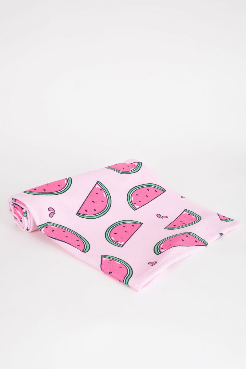 Girl Casual Towel - Pink