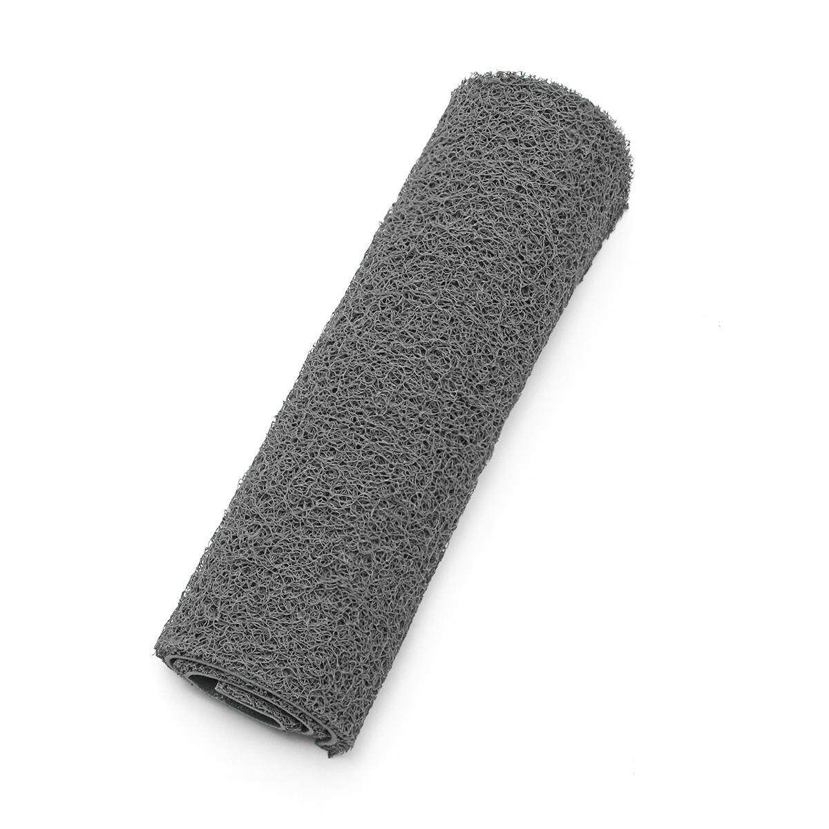 2 Pcs Set Heavy Duty Door Mats Non Slip Rubber Floor Rugs Kitchen Carpet 40x60cm Gray