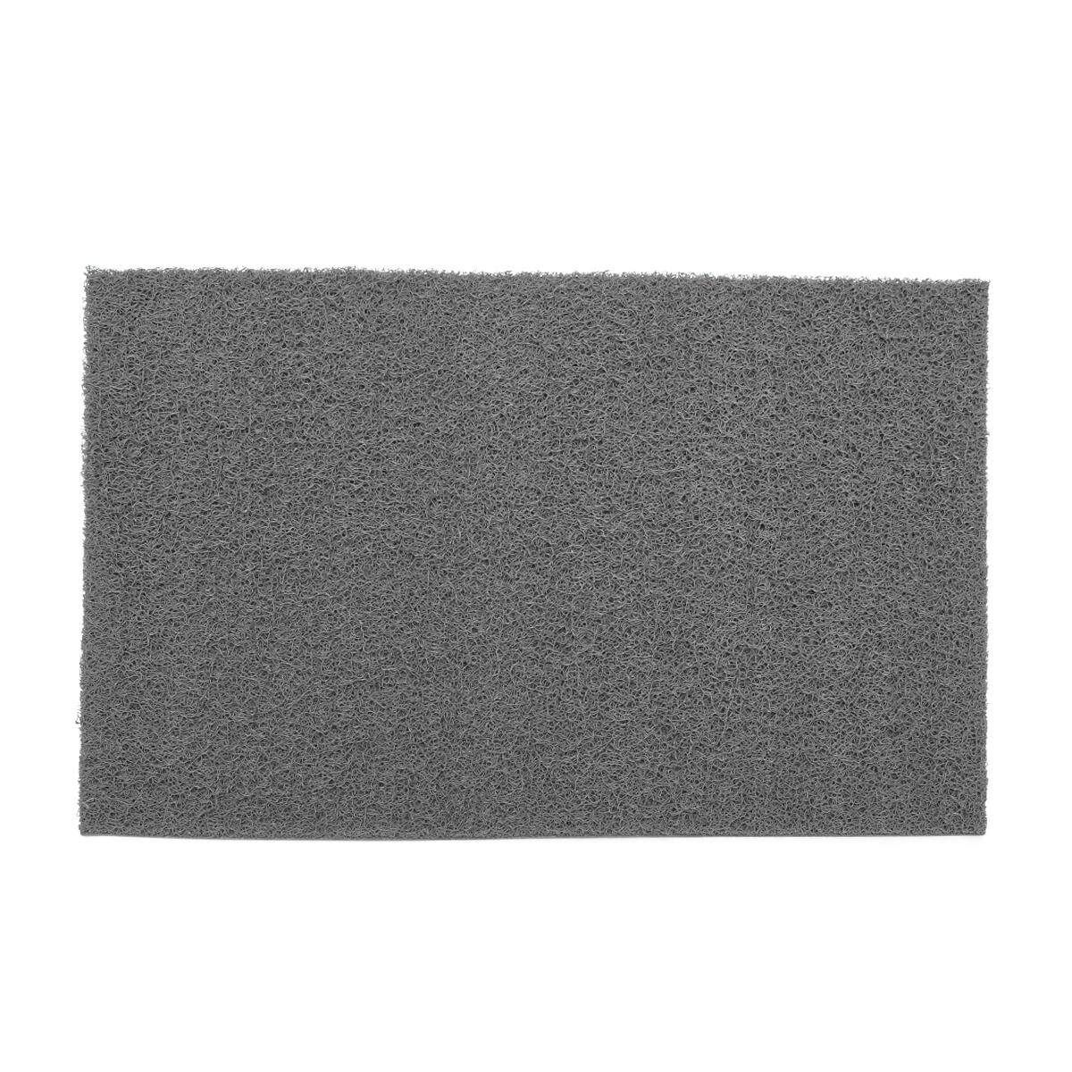 2 Pcs Set Heavy Duty Door Mats Non Slip Rubber Floor Rugs Kitchen Carpet 40x60cm Gray