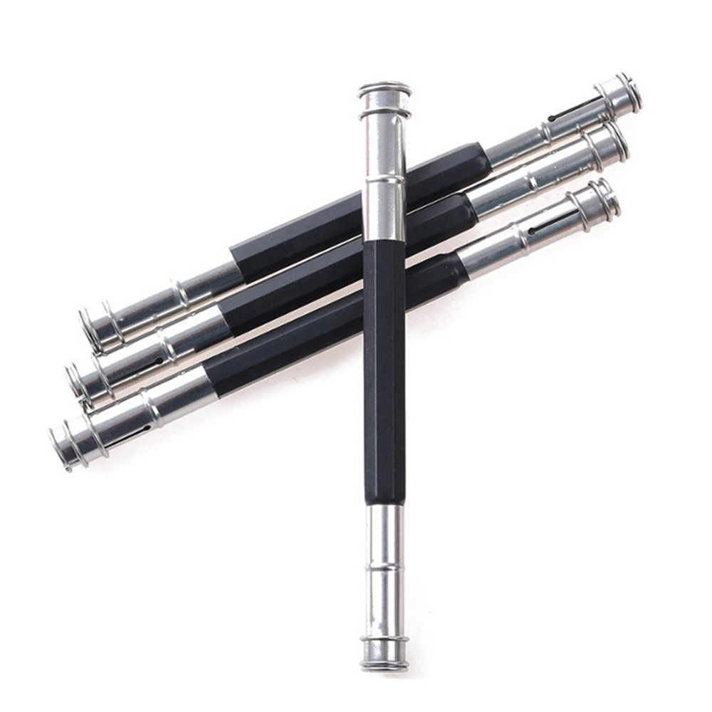 Double Head Art Pencil Lengthening Lengthened Pencil Extender Holder Black