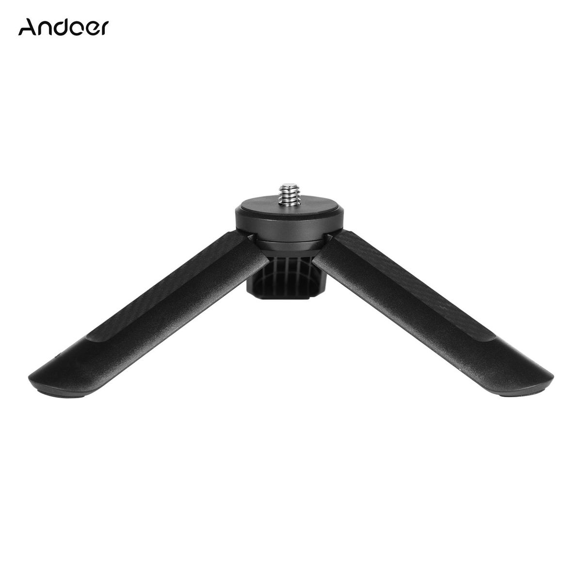 MT-05 Mini Desk Tripod Stand with 1/4 Inch Screw for Camera Smartphone Action Camera Stabilizer Selfie Video Recording Live Stream