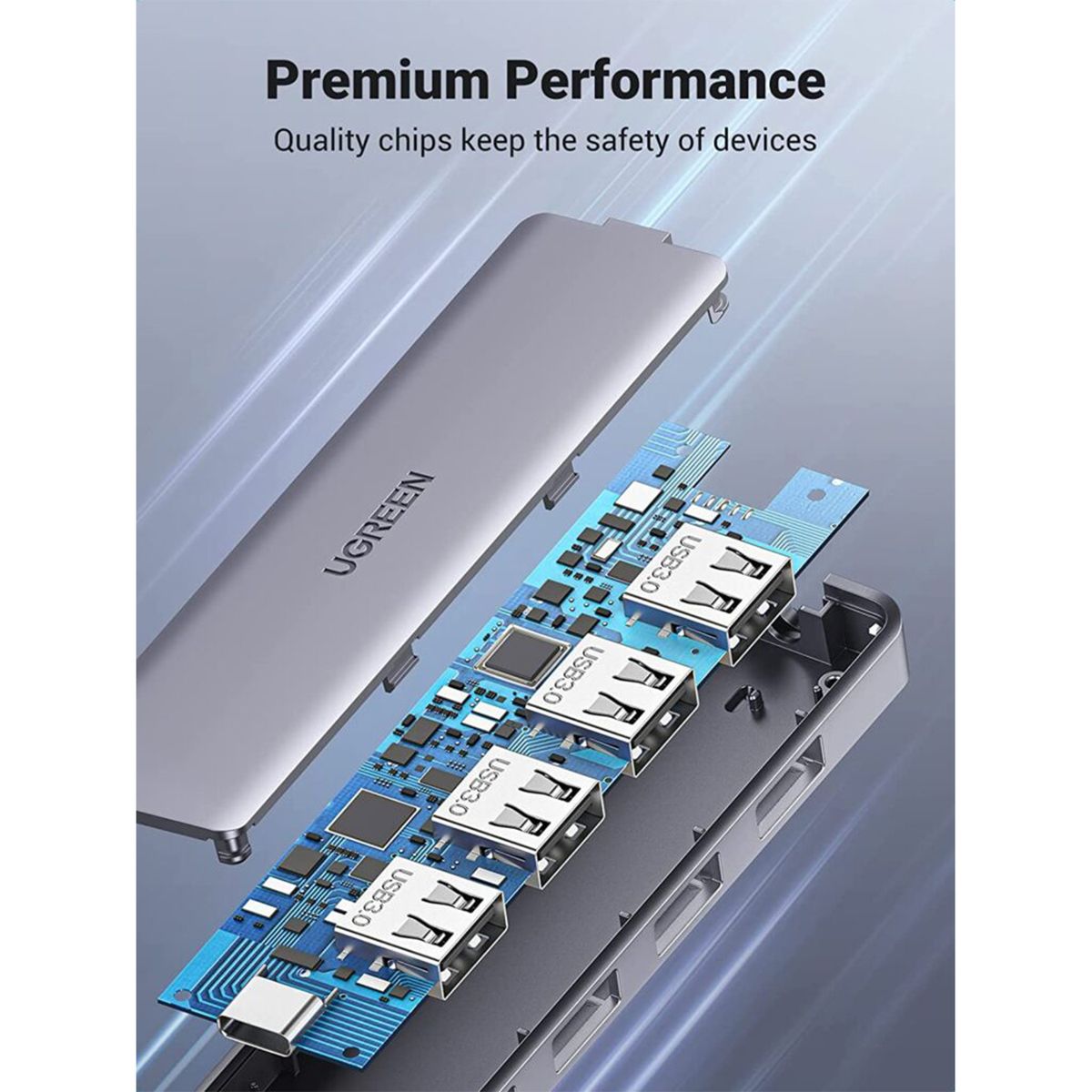 4 Port USB 3.0  Hub