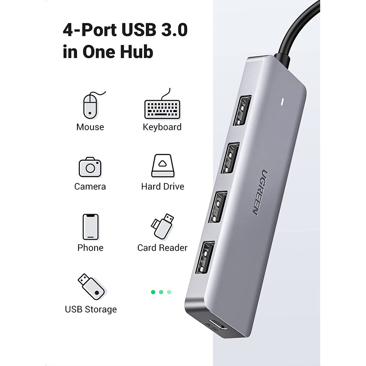 4 Port USB 3.0  Hub