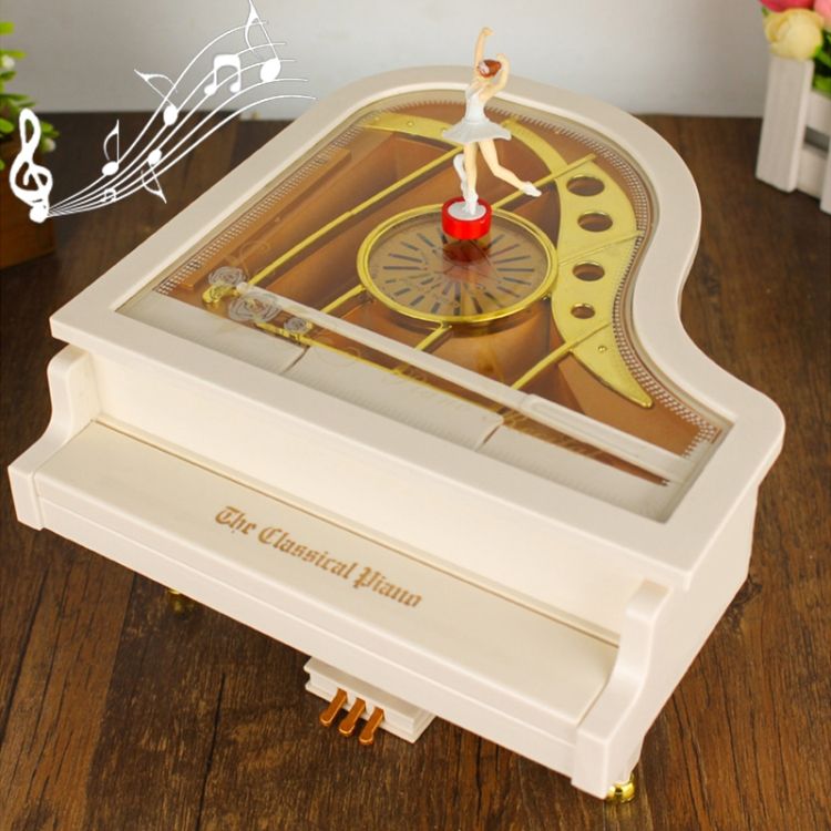 Ballerina Girl Dancer The Piano Music Box