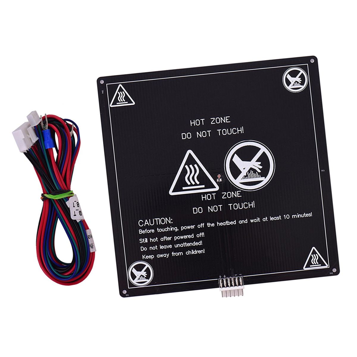 Anet 3D Printer Hot Bed Base Plate Heating Platform Heatbed Aluminum Plate Size 220 * 220 * 3mm with Cable Hot-bed Wire for Anet A8 A6 A2 TRONXY P802M 3D Printer Upgrade Suppliers 12V(1pcs)
