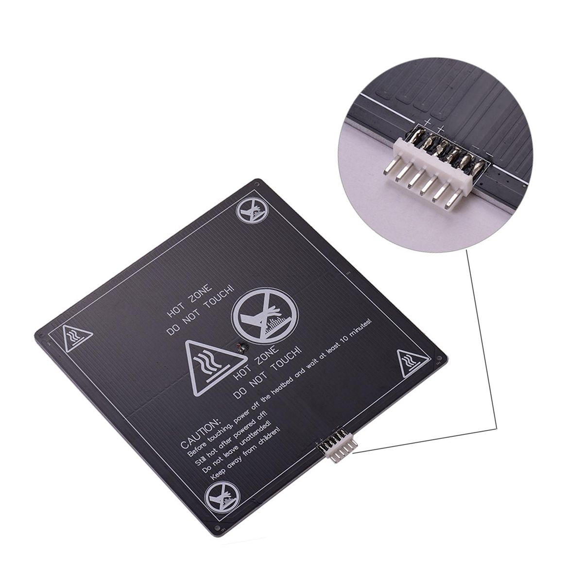 Anet 3D Printer Hot Bed Base Plate Heating Platform Heatbed Aluminum Plate Size 220 * 220 * 3mm with Cable Hot-bed Wire for Anet A8 A6 A2 TRONXY P802M 3D Printer Upgrade Suppliers 12V(1pcs)