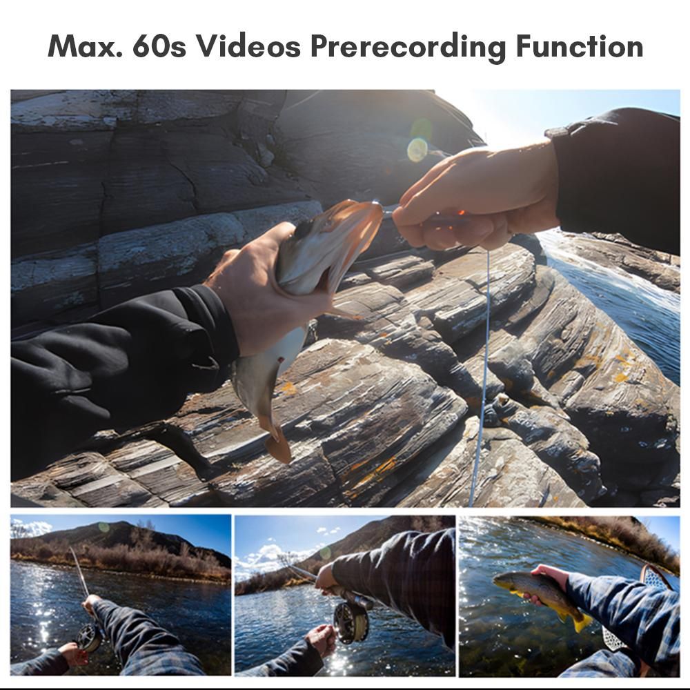 SJCAM C300 Pocket 4K 30FPS Action Camera 5G/2.4G WiFi Sports Camera 1.33 Inch Touch Control Screens 154° Wide Angle Lens 6-Axis Gyro Stabilization 30M Waterproof Night Vision with Detachable Battery