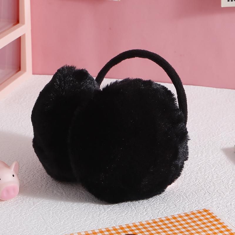 Soft Plush Ear Warmer Winter Warm Earmuffs For Women Men Fashion Solid Color